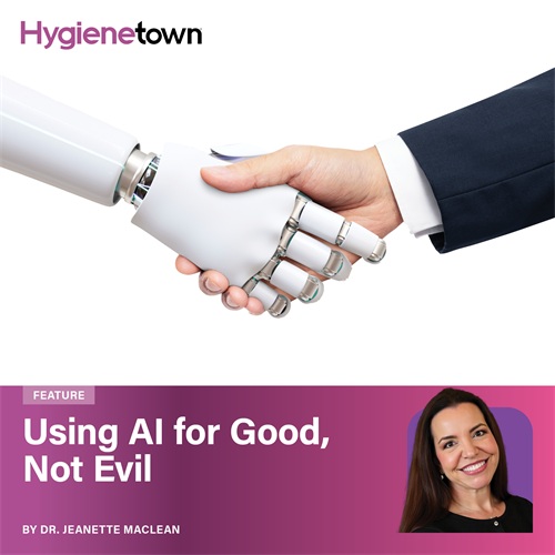 Using AI for Good, Not Evil Dr. Jeanette MacLean explains how AI-supported radiograph reads can boost early caries detection, patient education, and minimally invasive care.