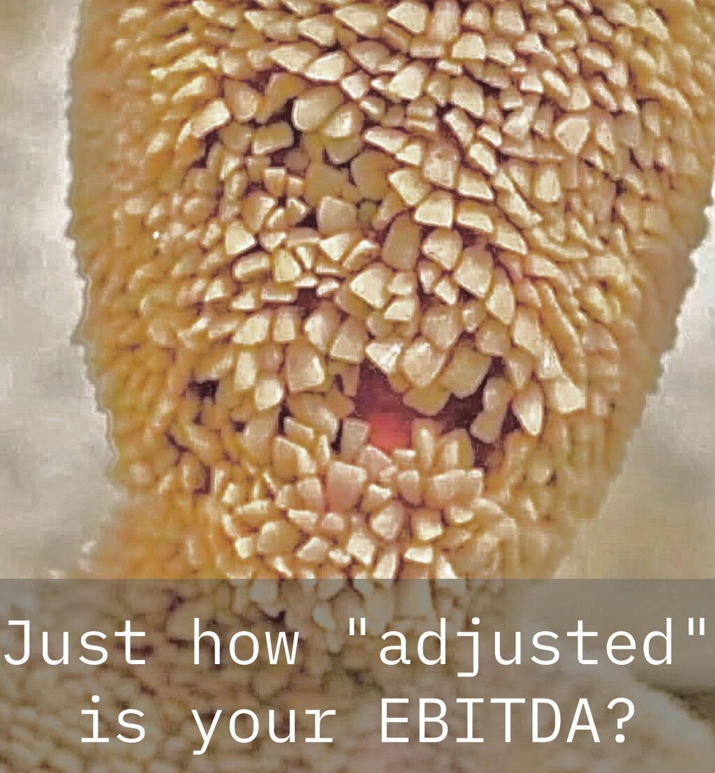 Just How "Adjusted" Is Your EBITDA?
